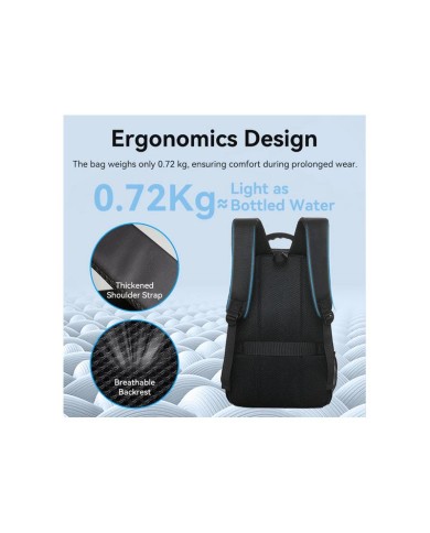 MOCHILA VENTION 14-17 18L IMPERMEABLE BLACK MOCHILA VENTION 14-17 18L IMPERMEABLE BLACK