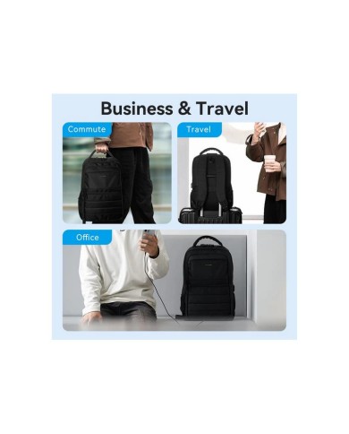 MOCHILA VENTION 14-17 18L IMPERMEABLE BLACK MOCHILA VENTION 14-17 18L IMPERMEABLE BLACK