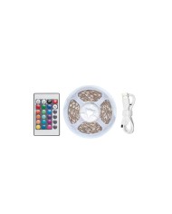 TIRA LED VENTION RGB CONTROL REMOTO 5V 5M WHITE