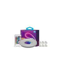 TIRA LED VENTION SILICONA NEON RGB CONTROL REMOTO 5V 1M