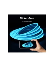 TIRA LED VENTION SILICONA NEON RGB CONTROL REMOTO 5V 5M