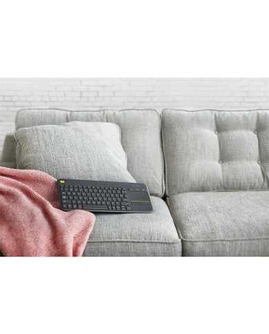 TECLADO LOGITECH K400 RF WIRELESS TOUCHPAD BLACK TECLADO LOGITECH K400 RF WIRELESS TOUCHPAD BLACK