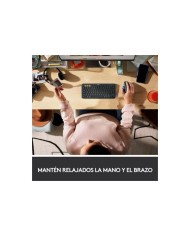 RATON LOGITECH  ERGO M575 BLUETOOTH & WIRELESS WHITE