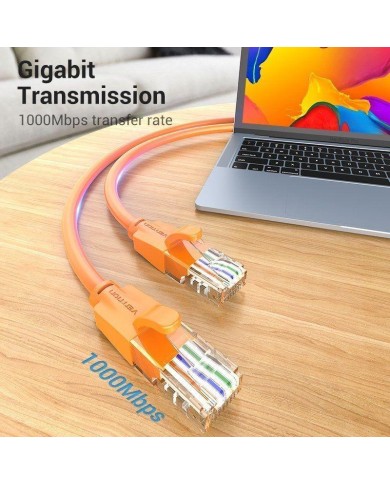 CABLE DE RED CAT.6 UTP 2M VENTION ORANGE CABLE DE RED CAT.6 UTP 2M VENTION ORANGE
