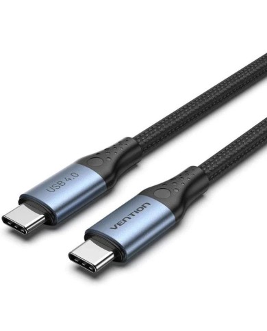 CABLE USB-C/M 4.0 - USB-C/M 40GBPS 240W 1M GREY CABLE USB-C/M 4.0 - USB-C/M 40GBPS 240W 1M GREY
