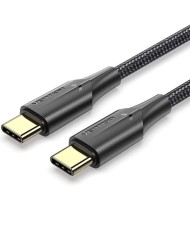 CABLE USB 2.0 VENTION TIPO USB-C/M-C/M LED 480MBPS 3A 0.5M BLACK CABLE USB 2.0 VENTION TIPO USB-C/M-C/M LED 480MBPS 3A 0.5M BLACK