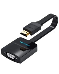 CABLE CONVERSOR SUBBLIM HDMI/M - VGA/H JACK 3.5/H 15CM BLACK