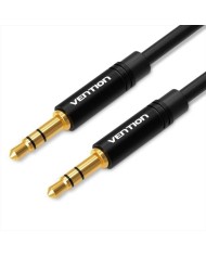 CABLE AUDIO VENTION JACK 3.5/M - JACK 3.5/M 1M BLACK CABLE AUDIO VENTION JACK 3.5/M - JACK 3.5/M 1M BLACK