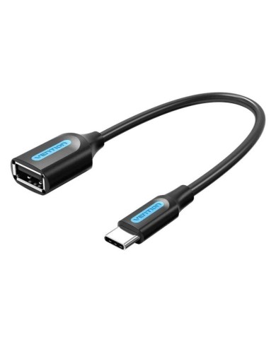 CABLE CONVERSOR VENTION USB-C/M - USB-A/H 15CM BLACK CABLE CONVERSOR VENTION USB-C/M - USB-A/H 15CM BLACK