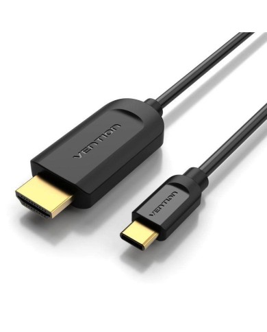 CABLE CONVERSOR HDMI 1.4 4K VENTION USB-C/M - HDMI/M 2M BLACK