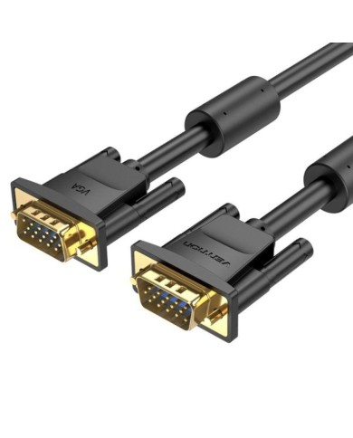 CABLE SVGA VENTION VGA/M - VGA/M 1.5M BLACK