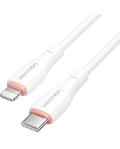 CABLE VENTION USB-C 2.0 - LIGHTNING 3A 1M WHITE CABLE VENTION USB-C 2.0 - LIGHTNING 3A 1M WHITE