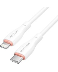 CABLE VENTION USB-C 2.0 - LIGHTNING 3A 1M WHITE