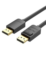 CABLE DISPLAYPORT 1.2 4K VENTION DP/M - DP/M 2M BLACK CABLE DISPLAYPORT 1.2 4K VENTION DP/M - DP/M 2M BLACK