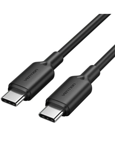CABLE USB 2.0 VENTION TIPO USB-C/M-C/M 3A 1M BLACK CABLE USB 2.0 VENTION TIPO USB-C/M-C/M 3A 1M BLACK
