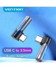 ADAPTADOR AUDIO VENTION USB-C/M - JACK 3.5MM/H ALUMINIO GREY/BLACK