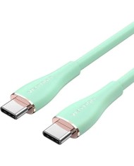 CABLE USB-C VENTION TIPO USB-C/M - USB-C/M 480MBPS 5A 100W 1.5M GREEN