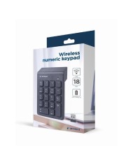 TECLADO NUMERICO GEMBIRD KEYPAD BLUETOOTH 18 TECLAS BLACK