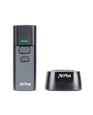 LECTOR CODIGOS AVPOS PORTATIL 2D + QR BT03 WIRELESS 2.4 + BLUETOOTH + BASE