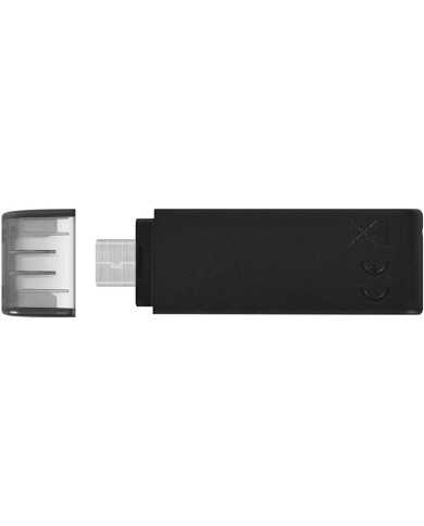 PEN DRIVE 64GB KINGSTON USB-C 3.1 BLACK