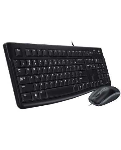 TECLADO + RATON LOGITECH MK120 USB BLACK TECLADO + RATON LOGITECH MK120 USB BLACK