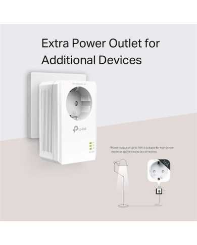 POWERLINE TP-LINK TL-PA7017P KIT ETHERNET 2UDS + ENCHUFE