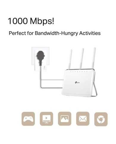 POWERLINE TP-LINK TL-PA7017P KIT ETHERNET 2UDS + ENCHUFE