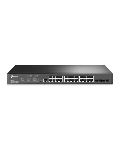 SWITCH TP-LINK JETSTREAM 24 PUERTOS + 4 SFP TL-SG3428 GESTIONABLE SWITCH TP-LINK JETSTREAM 24 PUERTOS + 4 SFP TL-SG3428 GESTIONABLE