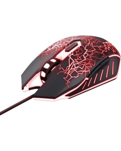 RATON TRUST GAMING GTX 105X IZZA USB 400DPI RGB BLACK