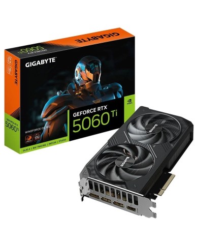 TARJETA DE VIDEO GIGABYTE NVIDIA RTX5060TI WINDFORCE OC 16GB GDRR7 PCIE 5.0 TARJETA DE VIDEO GIGABYTE NVIDIA RTX5060TI WINDFORCE OC 16GB GDRR7 PCIE 5.0