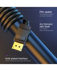 CABLE DISPLAYPORT 1.2 4K VENTION DP/M - DP/M 3M BLACK