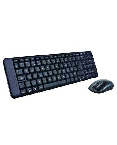 TECLADO + RATON LOGITECH MK220 WIRELESS TECLADO + RATON LOGITECH MK220 WIRELESS