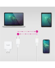 CABLE USB 2.0 VENTION USB-C - LIGHTNING 27W 480MBPS 1M BLUE