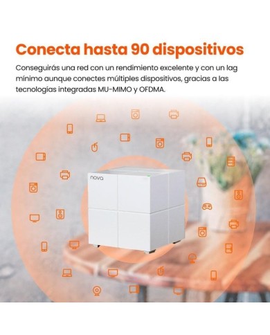 ACCESS POINT TENDA NOVA MW6 WIFI DUAL BAND BLUE