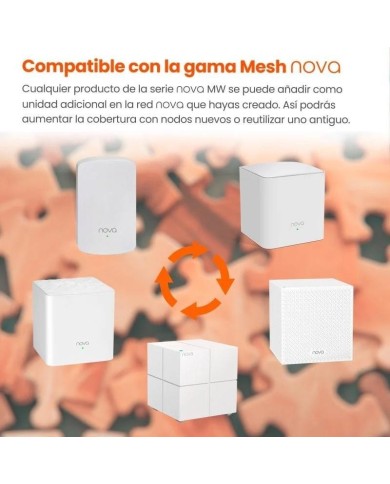 ACCESS POINT TENDA NOVA MW6 WIFI DUAL BAND BLUE