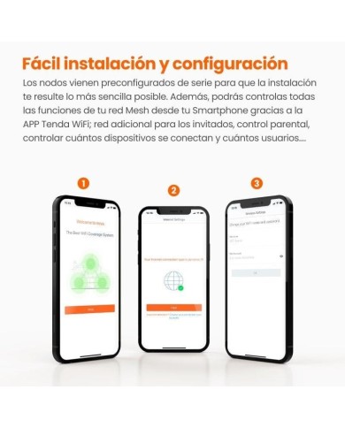 ACCESS POINT TENDA NOVA MW6 WIFI DUAL BAND BLUE