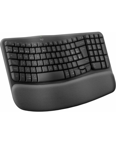 TECLADO LOGITECH WAVE KEYS BLUETOOTH BLACK TECLADO LOGITECH WAVE KEYS BLUETOOTH BLACK