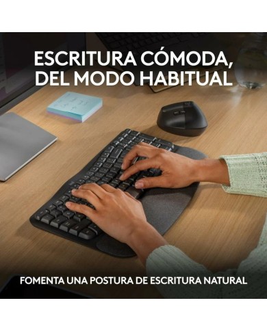 TECLADO LOGITECH WAVE KEYS BLUETOOTH BLACK TECLADO LOGITECH WAVE KEYS BLUETOOTH BLACK