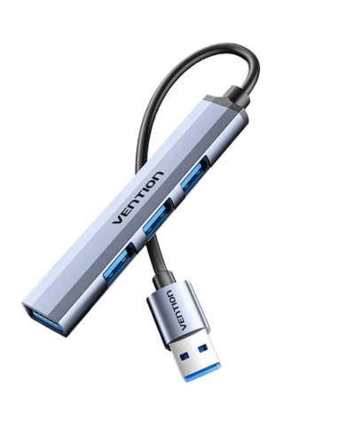 HUB USB VENTION 4 PUERTOS USB 3.0 SILVER
