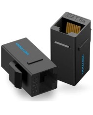 ADAPTADOR VENTION RJ45 CAT.5E UTP HEMBRA - HEMBRA BLACK