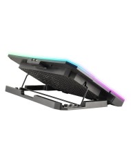 SOPORTE + VENTILADOR NOTEBOOK NGS HEROSTAND RGB BLACK + SOPORTE SMARTPHONE SOPORTE + VENTILADOR NOTEBOOK NGS HEROSTAND RGB BLACK + SOPORTE SMARTPHONE