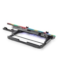 SOPORTE + VENTILADOR NOTEBOOK NGS HEROSTAND RGB BLACK + SOPORTE SMARTPHONE SOPORTE + VENTILADOR NOTEBOOK NGS HEROSTAND RGB BLACK + SOPORTE SMARTPHONE