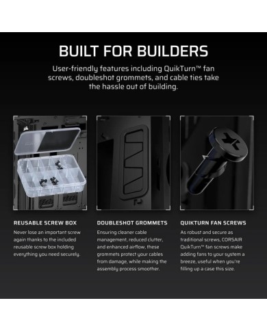 CAJA ORDENADOR GAMING CORSAIR 5000T CRISTAL TEMPLADO BLACK CAJA ORDENADOR GAMING CORSAIR 5000T CRISTAL TEMPLADO BLACK