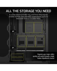 CAJA ORDENADOR GAMING CORSAIR 5000T CRISTAL TEMPLADO BLACK