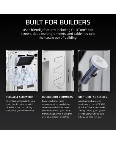 CAJA ORDENADOR GAMING CORSAIR 5000T CRISTAL TEMPLADO WHITE CAJA ORDENADOR GAMING CORSAIR 5000T CRISTAL TEMPLADO WHITE