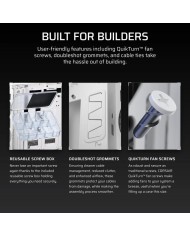 CAJA ORDENADOR GAMING CORSAIR 5000T CRISTAL TEMPLADO WHITE