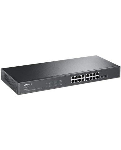 SWITCH TP-LINK JETSTREAM 16 PUERTOS GIGABIT +2 SFP RACK 19
