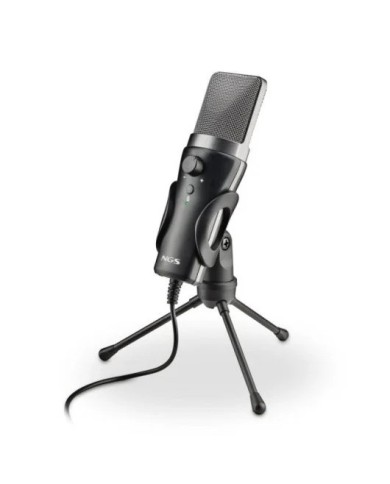 MICROFONO NGS MS120USB USB TRIPODE BLACK