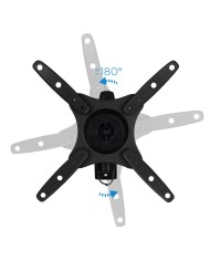 SOPORTE TV MONITOR TOOQ 10-32 20KG INCLINABLE/GIRATORIO BLACK