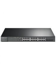SWITCH TP-LINK 24 PUERTOS GIGABIT POE+ 4 PUERTOS 10GE SFP+ L2+